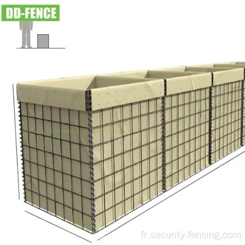 Weld Mesh Gabion Defense Barrière pour la barrière d'inondation